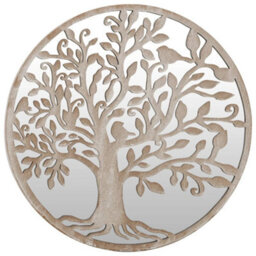 Berkfield Mirror Sand 60X2.5 Cm Iron Round For Indoor Use - thumbnail 2
