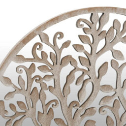 Berkfield Mirror Sand 60X2.5 Cm Iron Round For Indoor Use - thumbnail 5