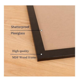 A1 Black Photo Frame 59.4 X 84.1 Cm - Wall Mount Picture Frame - thumbnail 5