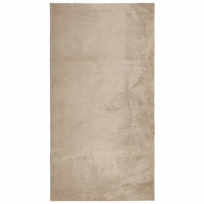 Berkfield Modern Rug Huarte Short Pile Soft And Washable Sand 60X110 Cm