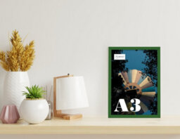 A3 Green Picture Frame Fits A3 (29.7 X 42Cm - 11.7 X 16.5In) Poster, Photo, Artwork, Or Print. - thumbnail 4