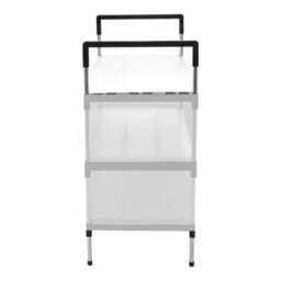 Living And Home 3 Tiers Plastic Shoe Rack Organizer Stackable Space Saving Shoe Shelf W 660 X D 290 X H 600 mm - thumbnail 4