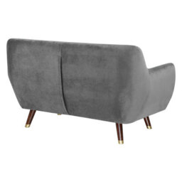 Beliani Living Grey Velvet 3-Seater, 2-Seater And Armchair Set With Button-Tufted Back - thumbnail 9