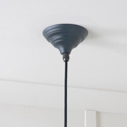 From the Anvil White Gloss Hockley Pendant In Soot - thumbnail 7