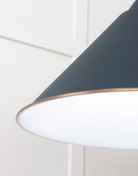 From the Anvil White Gloss Hockley Pendant In Soot - thumbnail 6
