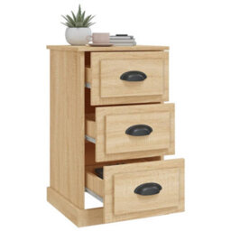 Berkfield Bedside Cabinet Sonoma Oak 39X39X67 Cm Engineered Wood - thumbnail 5