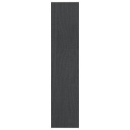 Berkfield Book Cabinet/room Divider Grey 100X30X135.5 Cm Solid Pinewood - thumbnail 6