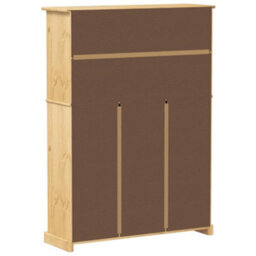 Vidaxl Shoe Cabinet Corona 99X32X138 Cm Solid Wood Pine - thumbnail 6