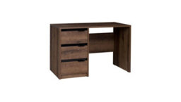Arte Denver 01 Computer Desk In Oak Monastery & Black - Sleek W1200mm X H770mm X D600mm Workspace - thumbnail 2