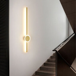 15W Modern Large Size Bedside Fancy Wall Light Scone Gold 11X60Cm - thumbnail 6