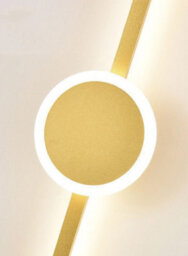 15W Modern Large Size Bedside Fancy Wall Light Scone Gold 11X60Cm - thumbnail 2