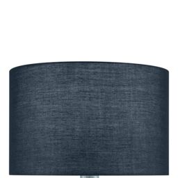 GoodHome Cushing Teardrop Shiny Blue & Beige Table Lamp - thumbnail 6