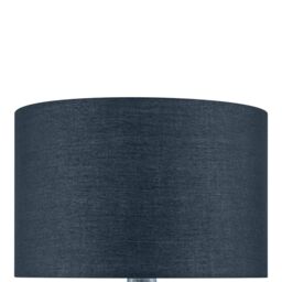 GoodHome Cushing Teardrop Shiny Blue & Beige Table Lamp - thumbnail 4