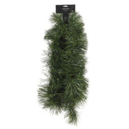 Urbn-Living Urbnliving 270Cm Realistic Christmas Garland Green Leaf Fireplace Door Stairs Wreath Decor - thumbnail 6