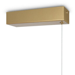 Luminosa Lighting Luminosa Halo Modern 150Cm Bar Pendant Ceiling Light Brass 1650Lm White Shade - thumbnail 3