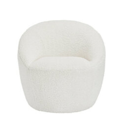 LPD Cocoon Boucle Occasional Chair - Cozy Elegance With Soft, Curved Design