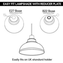 Cyan Blue Metal Ceiling Lamp Shade Replacement Hanging Light Shades (D)29Cm 17Cm(H) - thumbnail 3