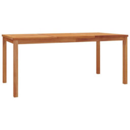 Berkfield 4 Piece Garden Dining Set Solid Wood Teak - thumbnail 8