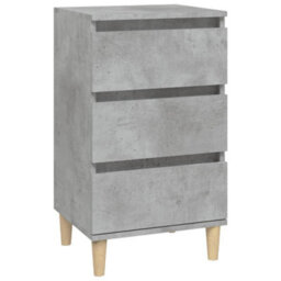 Berkfield Bedside Cabinet Concrete Grey 40X35X70 Cm Engineered Wood - thumbnail 2