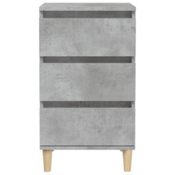 Berkfield Bedside Cabinet Concrete Grey 40X35X70 Cm Engineered Wood - thumbnail 6