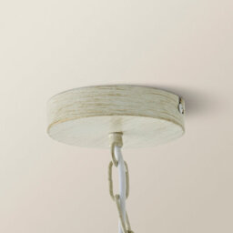 Valuelights Lille Cream Ornate Vintage Style Shabby Chic 5 Way Ceiling Light Chandelier With Acrylic Jewels - thumbnail 5