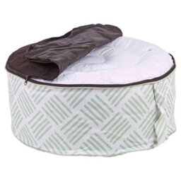 Urbn-Living Urbnliving Inflatable Pouf Footstool Portable Cushion Stool Outdoor Garden Patio 25Cmx55Cm - thumbnail 7