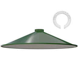 40Cm Green Disc Shape Lampshade Modern Home Decor Table Lamp And Floor Lamp Light Shade - thumbnail 1