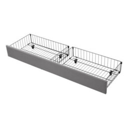 Abrihome Super King Size Bed-6Ft(180X200Cm), Velvet Fabric, Large Storage Space, With Slats And Headboard, Without Mattress, Grey - thumbnail 7