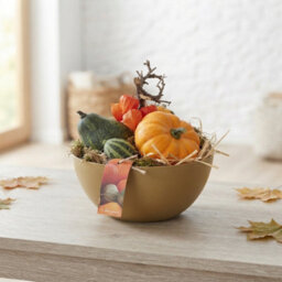 Goldie Decorative Arrangement - 20Cm Bowl - thumbnail 5