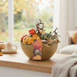 Goldie Decorative Arrangement - 20Cm Bowl - thumbnail 4