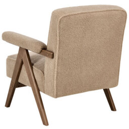 Beliani Minimalist Armchair Evje Boucle Beige - thumbnail 7