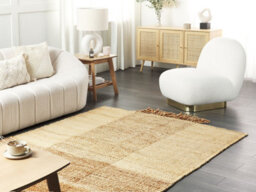 Beliani Rug Hamzalar Beige 160 X 230 Cm Jute - thumbnail 2