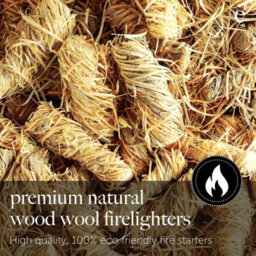 Carbeth Plants 200 X Natural Firelighters - Eco Friendly Wood Wool Fire Starters Easy Light Odourless For Burners, Fire Pits, Fireplaces & Bbq's - thumbnail 2