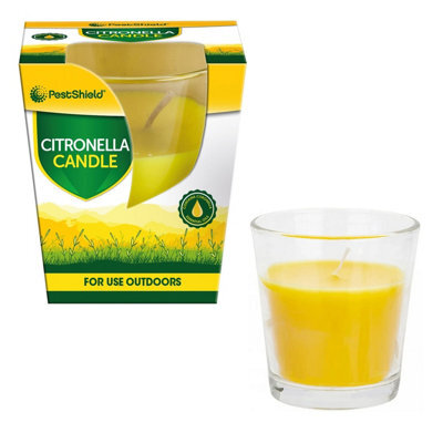 151 4 X Outdoor Garden Citronella Jar Candle - image 1