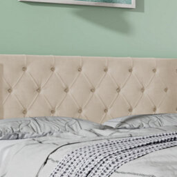 Abrihome Upholstered Bed With Hydraulic Lever, Functional Storage King Bed, Without Mattress, Velvet, Beige - thumbnail 4