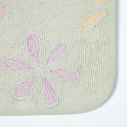 Homescapes Floral Multi Colour Cotton Bath Mat - thumbnail 4