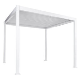 Beliani Gazebo Fornoli Metal 296 Cm 296 Cm White - thumbnail 4