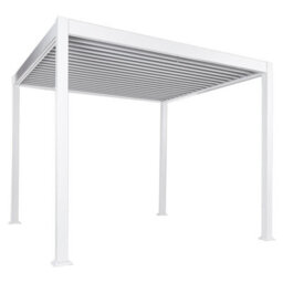Beliani Gazebo Fornoli Metal 296 Cm 296 Cm White - thumbnail 6