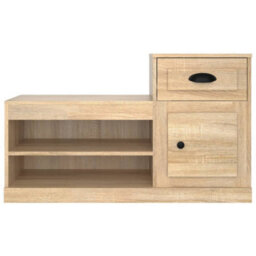 Berkfield Shoe Cabinet Sonoma Oak 100X42X60 Cm Engineered Wood - thumbnail 6