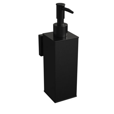 Rothley Matt Black Square Soap Dispenser - image 1