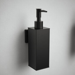 Rothley Matt Black Square Soap Dispenser - thumbnail 3