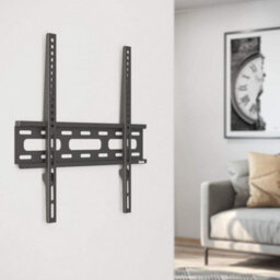 "Hama Fix Tv Wall Bracket 32-65"" 81-165Cm Tv's 30Kg Flat Profile In Black" - thumbnail 4