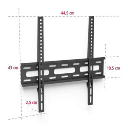 "Hama Fix Tv Wall Bracket 32-65"" 81-165Cm Tv's 30Kg Flat Profile In Black" - thumbnail 3