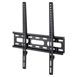"Hama Fix Tv Wall Bracket 32-65"" 81-165Cm Tv's 30Kg Flat Profile In Black" - thumbnail 1