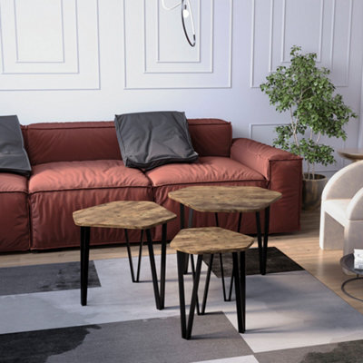 Lassic Vida Designs Brooklyn Nest Of 3 Tables, Dark Wood - image 1