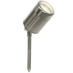 Ip65 Outdoor Ground Spike Lamp Wall & Sign Light Gu10 Bulb Marine Grade Steel - thumbnail 1