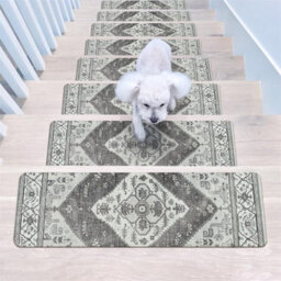 4 Piece Multicoloured Removable Non Slip Stair Treads 20 X 76 Cm - thumbnail 5