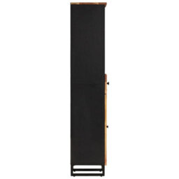 Berkfield Bathroom Cabinet 38X33X160 Cm Solid Wood Acacia - thumbnail 5
