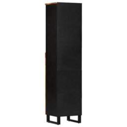 Berkfield Bathroom Cabinet 38X33X160 Cm Solid Wood Acacia - thumbnail 6