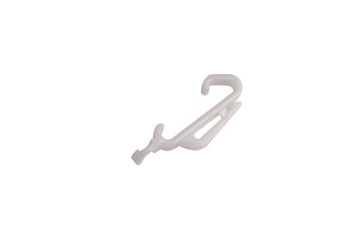 Curtains At Homes White Gliders (X20) For White Streamline Curtain Track - image 1